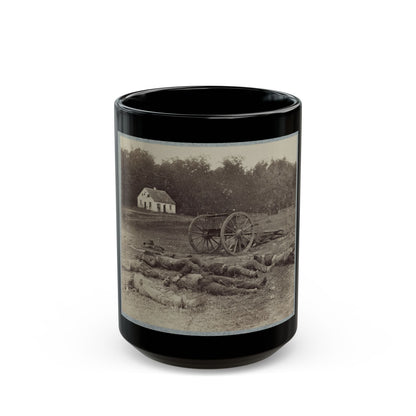 Bodies Of Confederate Artillerymen Near Dunker Church (U.S. Civil War) Black Coffee Mug