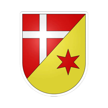 Bodio-coat of arms (Switzerland) (Coat of Arms) STICKER Vinyl Kiss-Cut Decal 4 Inch White - The Sticker Space