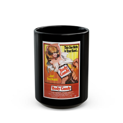 BODY CANDY 1980 Movie Poster - Black Coffee Mug-15oz-The Sticker Space