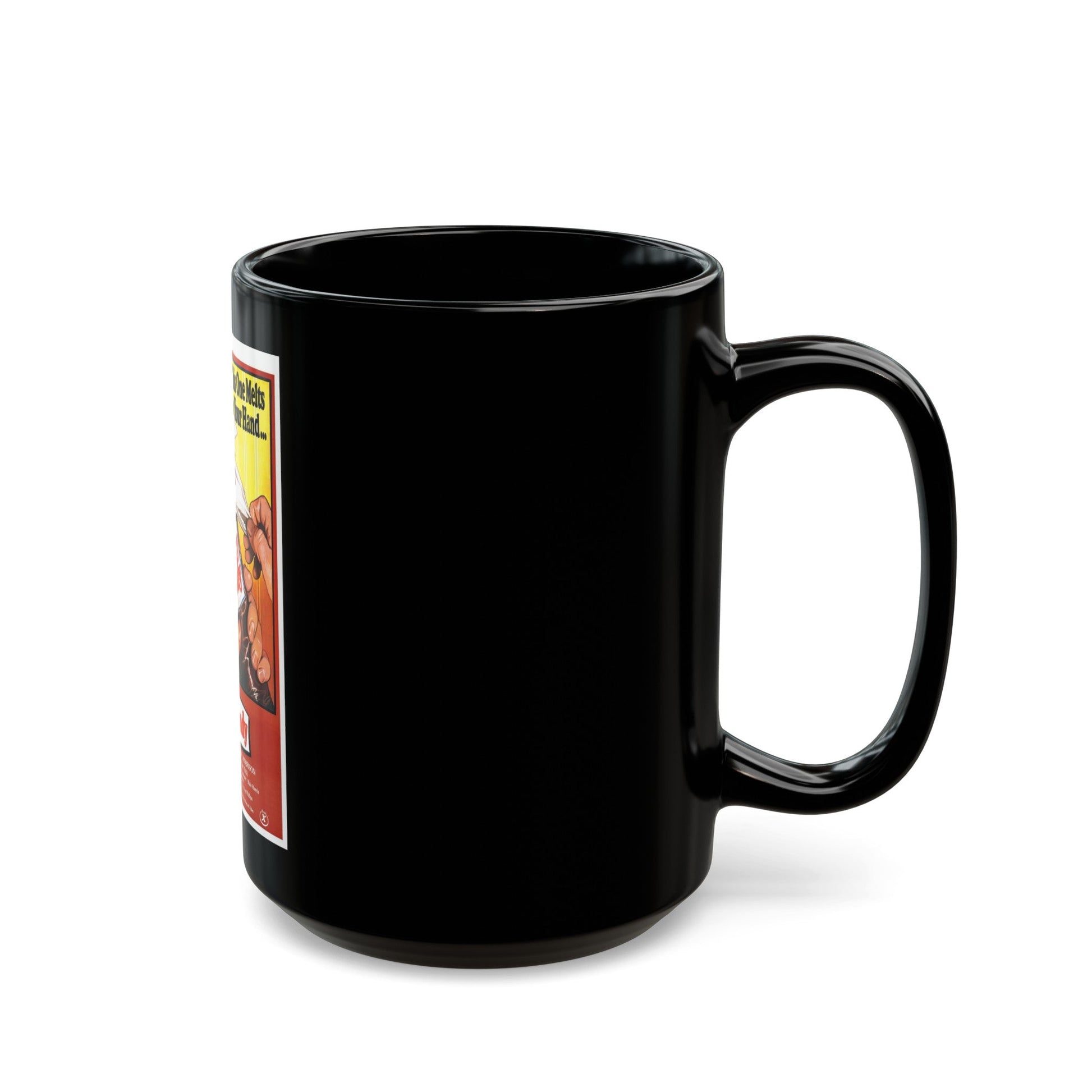 BODY CANDY 1980 Movie Poster - Black Coffee Mug-The Sticker Space