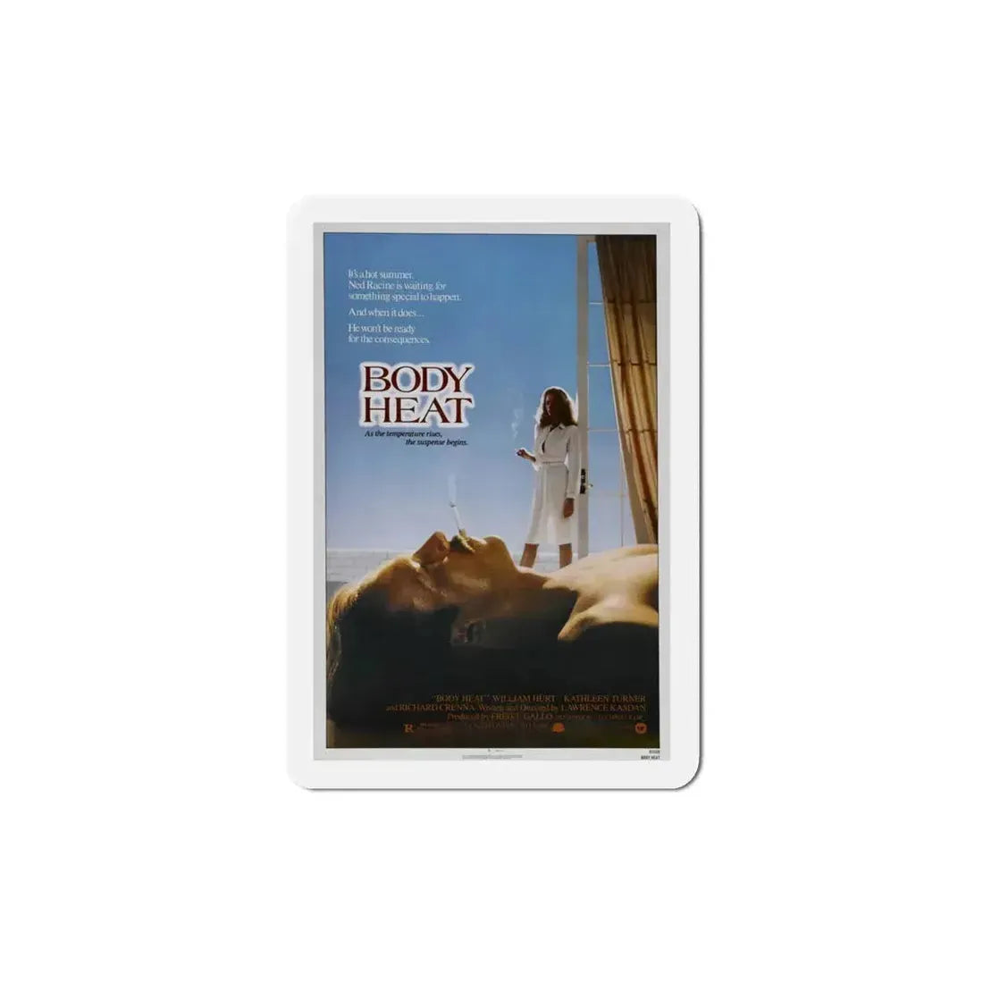 Body Heat 1981 Movie Poster Refrigerator Magnet - The Sticker Space