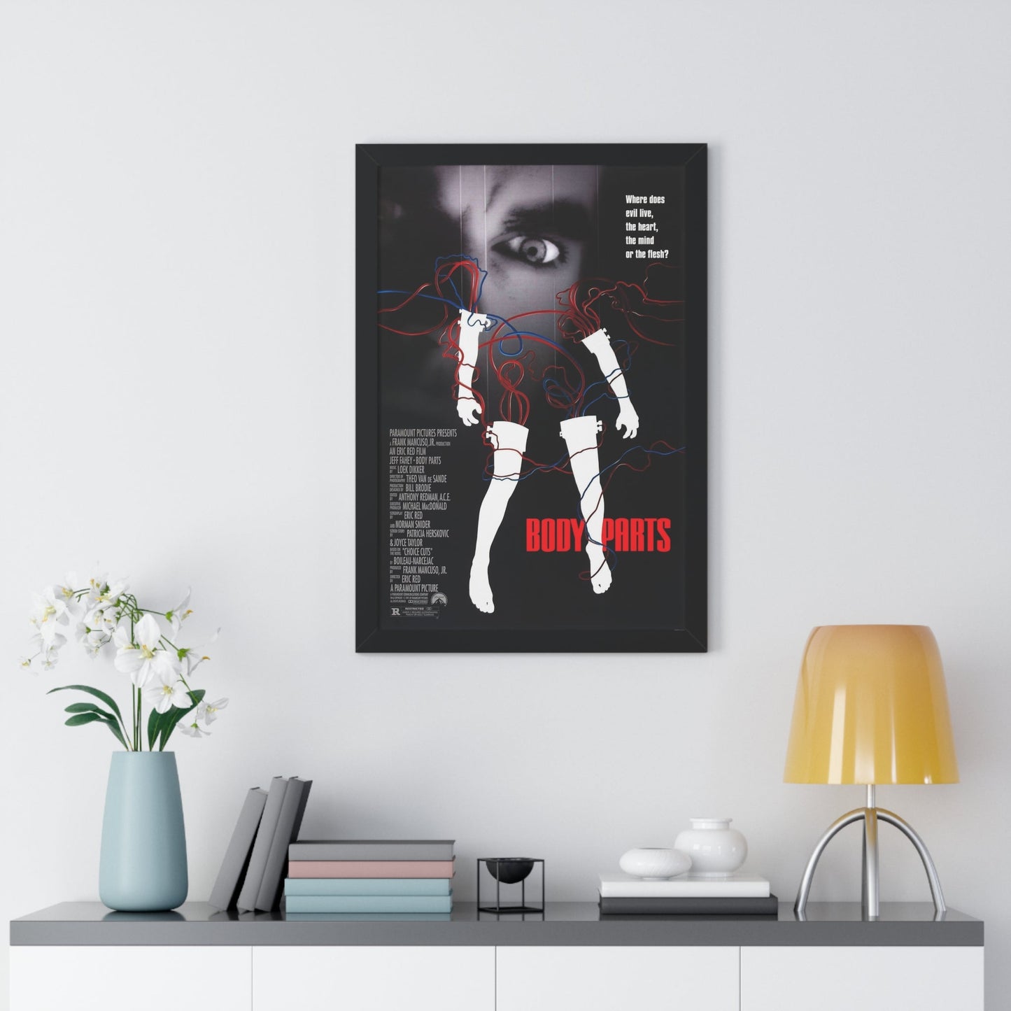 BODY PARTS 1991 - Framed Movie Poster-The Sticker Space