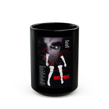 BODY PARTS 1991 Movie Poster - Black Coffee Mug-15oz-The Sticker Space