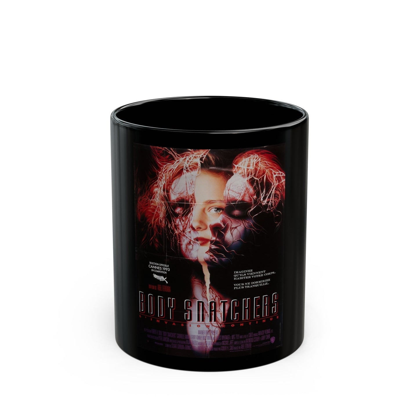 BODYSNATCHERS 1993 Movie Poster - Black Coffee Mug-11oz-The Sticker Space