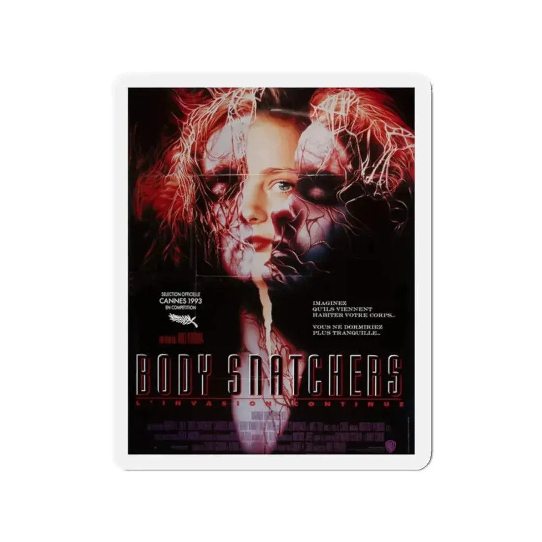 BODYSNATCHERS 1993 Movie Poster - Refrigerator Magnet 2 Inch - The Sticker Space