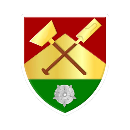 Boelenslaan (Netherlands) (Coat of Arms) STICKER Vinyl Kiss-Cut Decal 3 Inch White - The Sticker Space