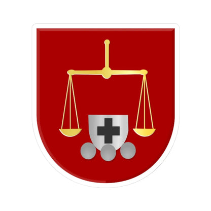 Boerum wapen (Netherlands) (Coat of Arms) STICKER Vinyl Kiss-Cut Decal 3 Inch White - The Sticker Space