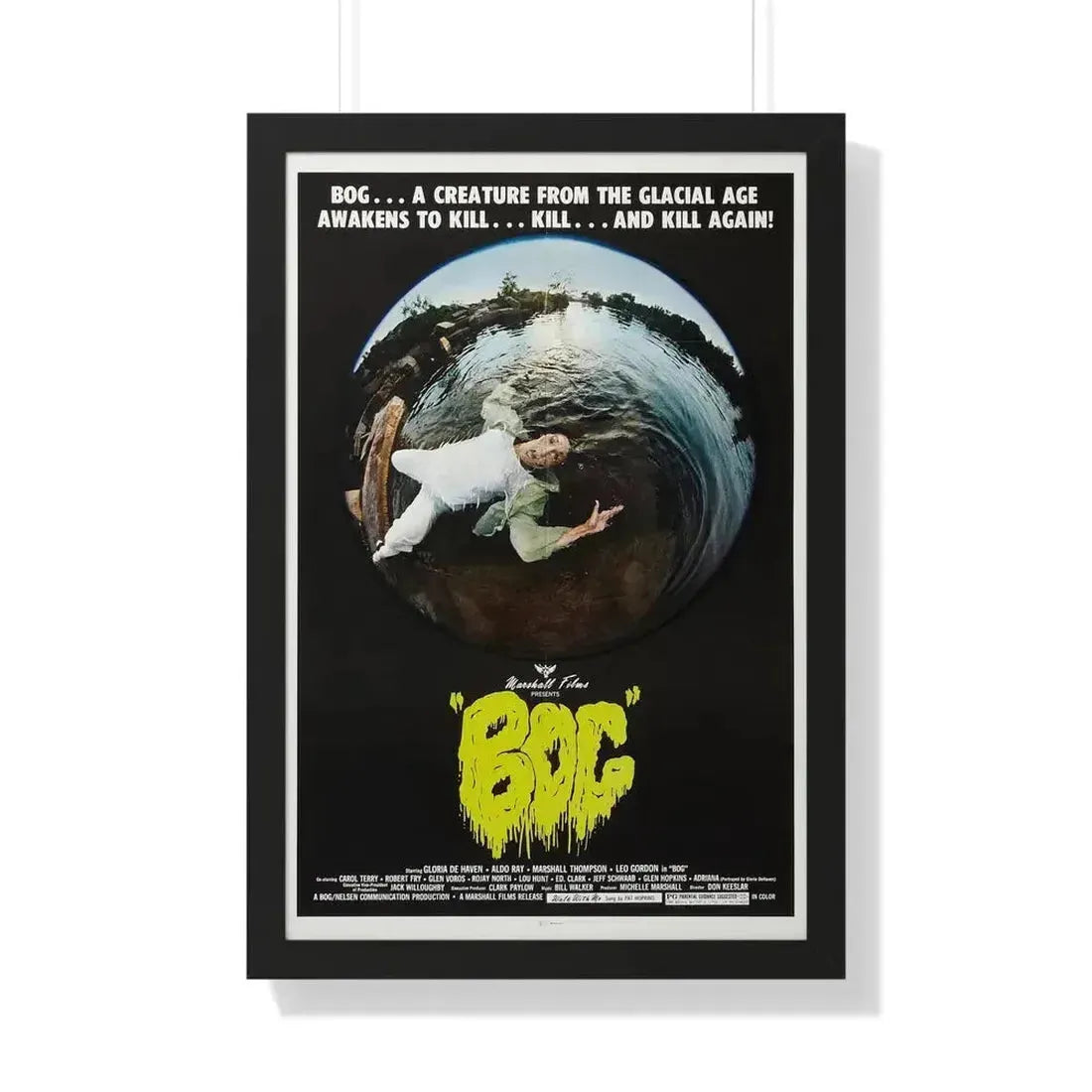 BOG 1979 - Framed Movie Poster 20" x 30" Black - The Sticker Space