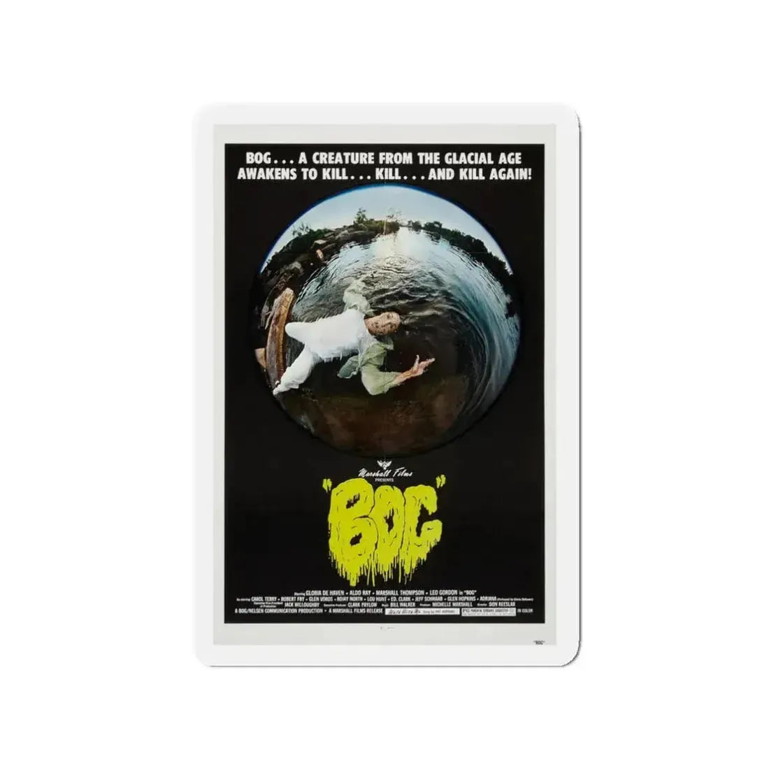 BOG 1979 Movie Poster - Refrigerator Magnet 3 Inch - The Sticker Space