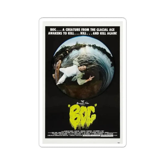 BOG 1979 Movie Poster - STICKER Vinyl Kiss-Cut Decal 2 Inch White - The Sticker Space