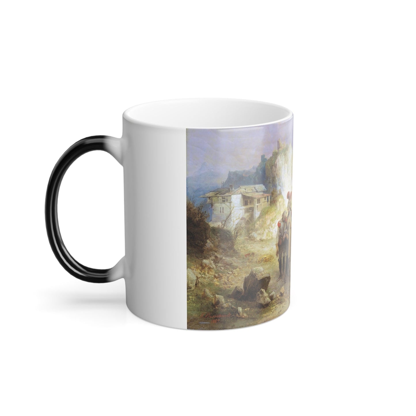 Bogdan Pavlovich Willewalde (1819-1903) They Fell Into Captivity - Color Changing Mug 11oz-11oz-The Sticker Space