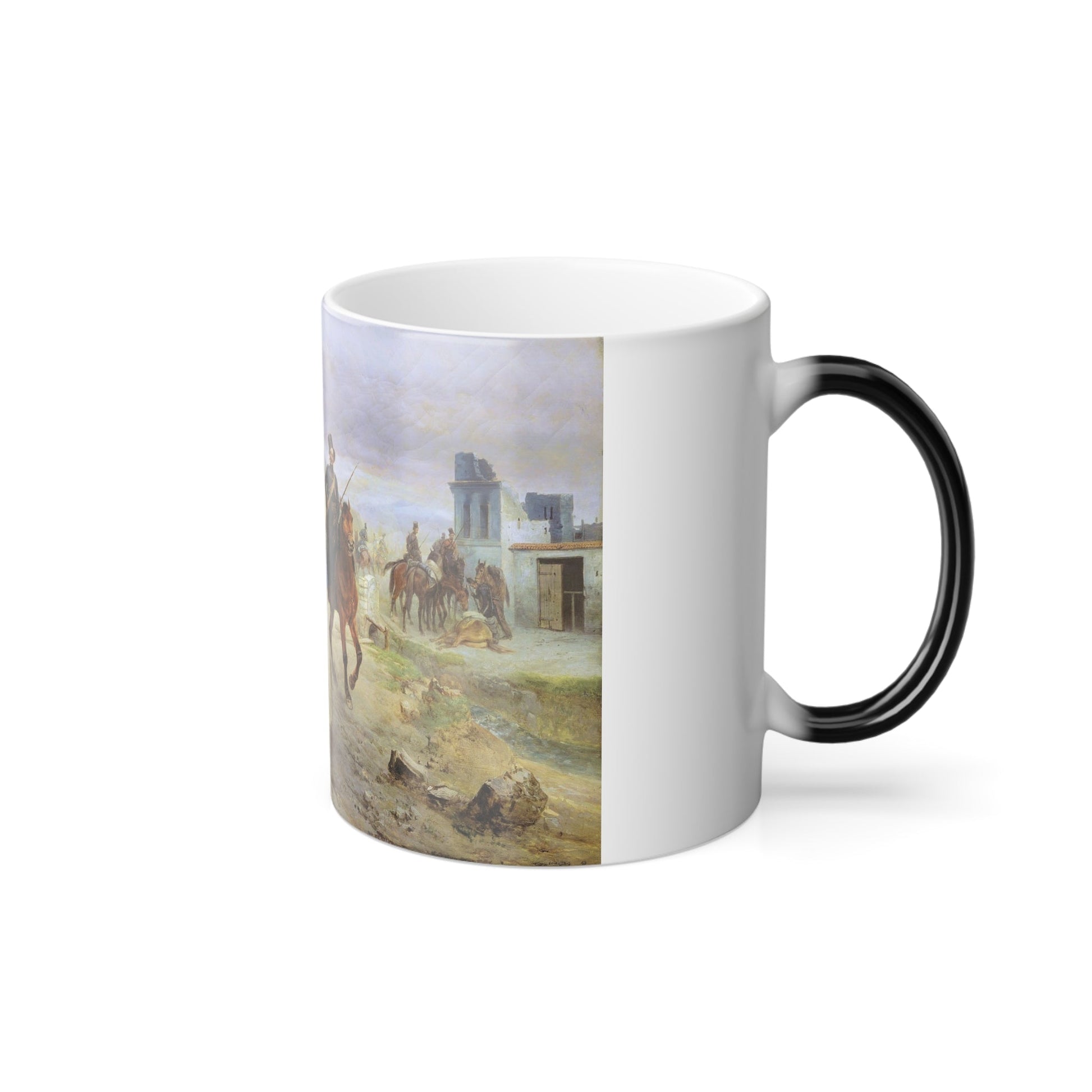 Bogdan Pavlovich Willewalde (1819-1903) They Fell Into Captivity - Color Changing Mug 11oz-11oz-The Sticker Space