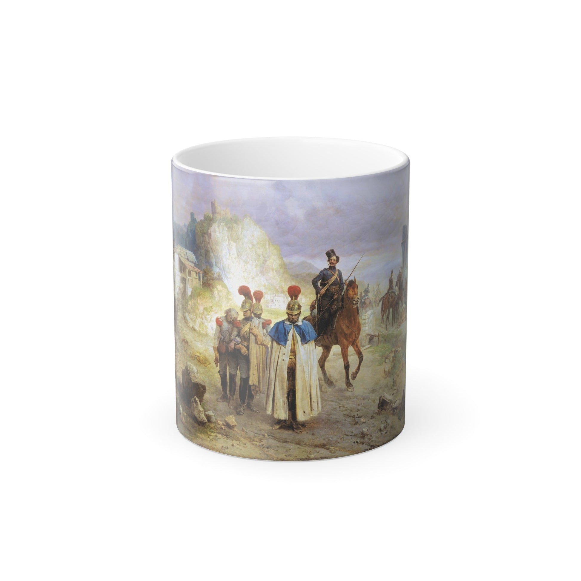 Bogdan Pavlovich Willewalde (1819-1903) They Fell Into Captivity - Color Changing Mug 11oz-11oz-The Sticker Space