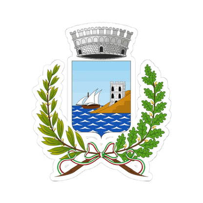 Bogliasco-Stemma (Italy) (Coat of Arms) STICKER Vinyl Kiss-Cut Decal 4 Inch White - The Sticker Space