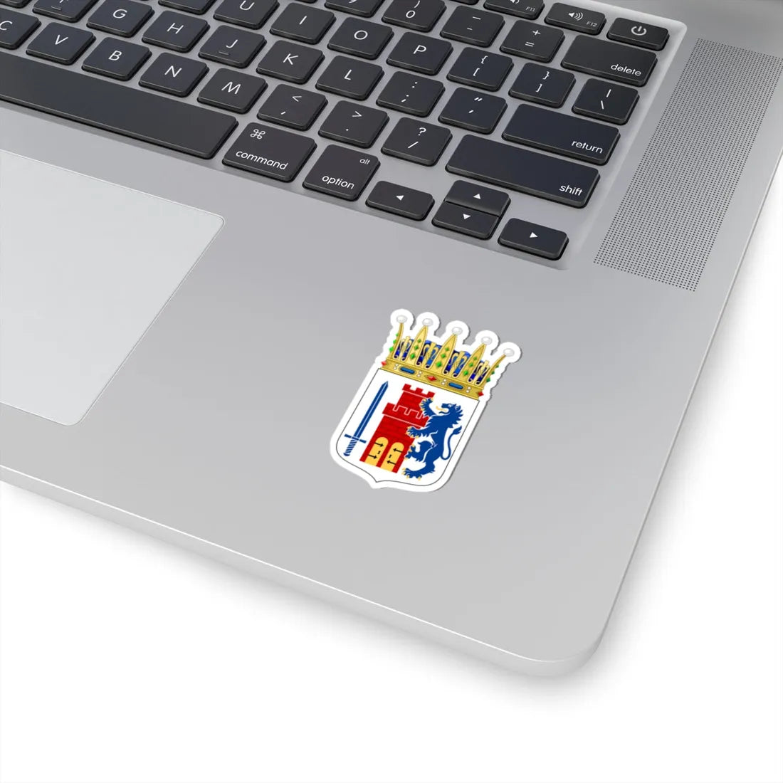 Bohusläns vapen crowned (Sweden) (Coat of Arms) STICKER Vinyl Kiss-Cut Decal - The Sticker Space