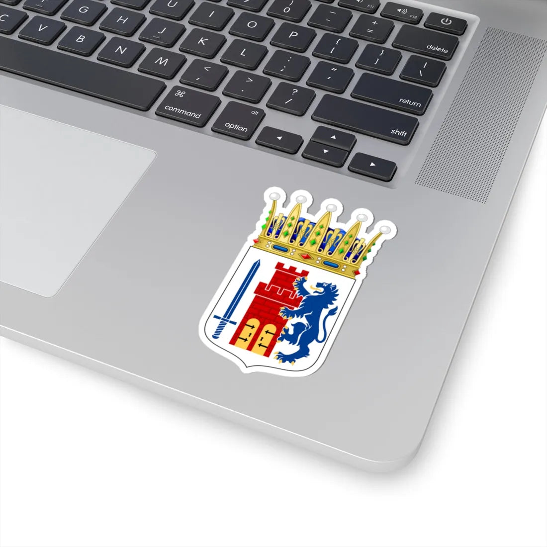 Bohusläns vapen crowned (Sweden) (Coat of Arms) STICKER Vinyl Kiss-Cut Decal - The Sticker Space