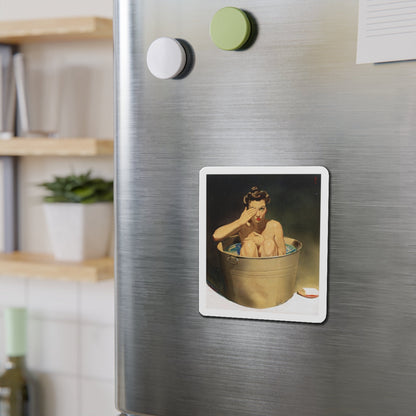 Boiling Point (Magazine Illustration) Refrigerator Magnet-The Sticker Space