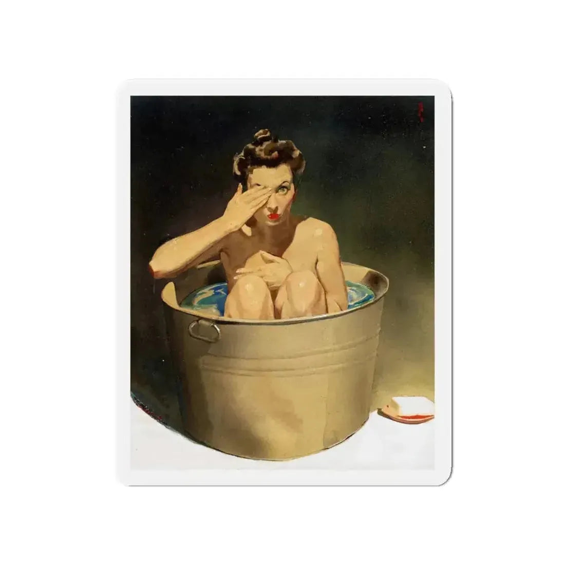 Boiling Point (Magazine Illustration) Refrigerator Magnet - The Sticker Space
