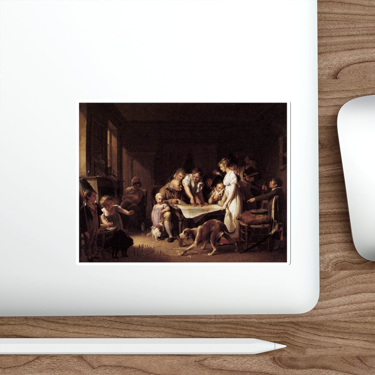 BOILLY, Louis Leopold - 2boilly (Artwork) STICKER Vinyl Die-Cut Decal-The Sticker Space