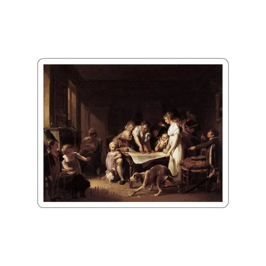 BOILLY, Louis Leopold - 2boilly (Artwork) STICKER Vinyl Die-Cut Decal - The Sticker Space