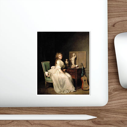 BOILLY, Louis Leopold - ladyseat (Artwork) STICKER Vinyl Die-Cut Decal-The Sticker Space