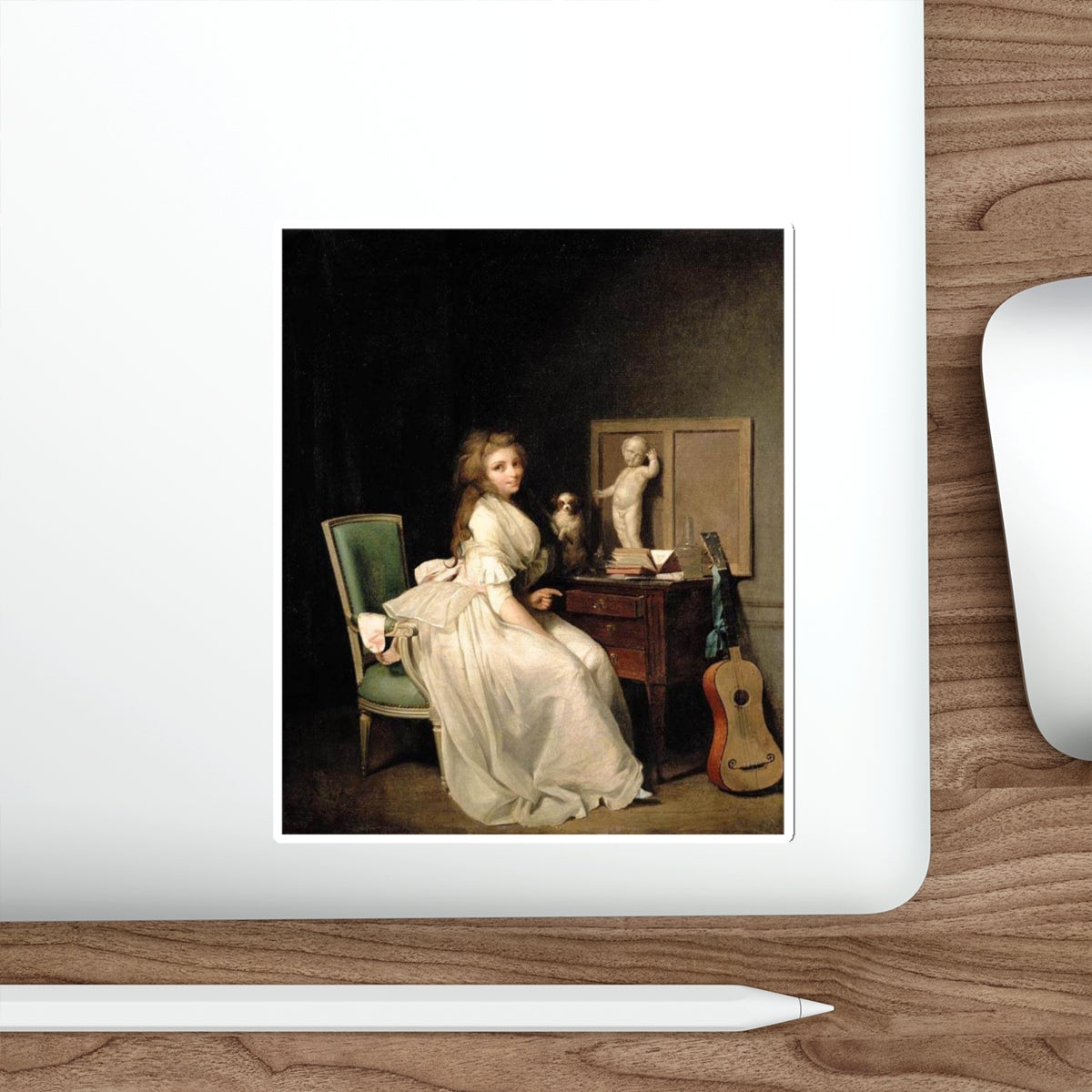 BOILLY, Louis Leopold - ladyseat (Artwork) STICKER Vinyl Die-Cut Decal-The Sticker Space