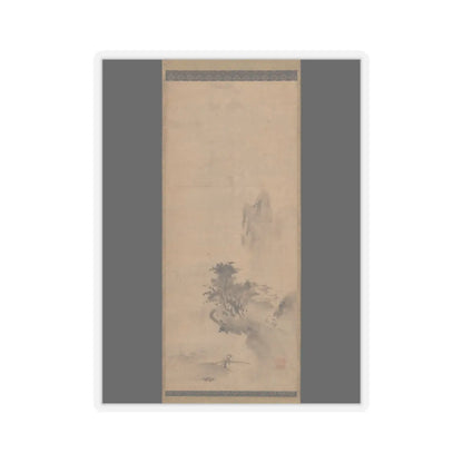 Bokushō Shūshō - Splashed-Ink Landscape - early 16th century v1 - STICKER Vinyl Kiss-Cut Decal