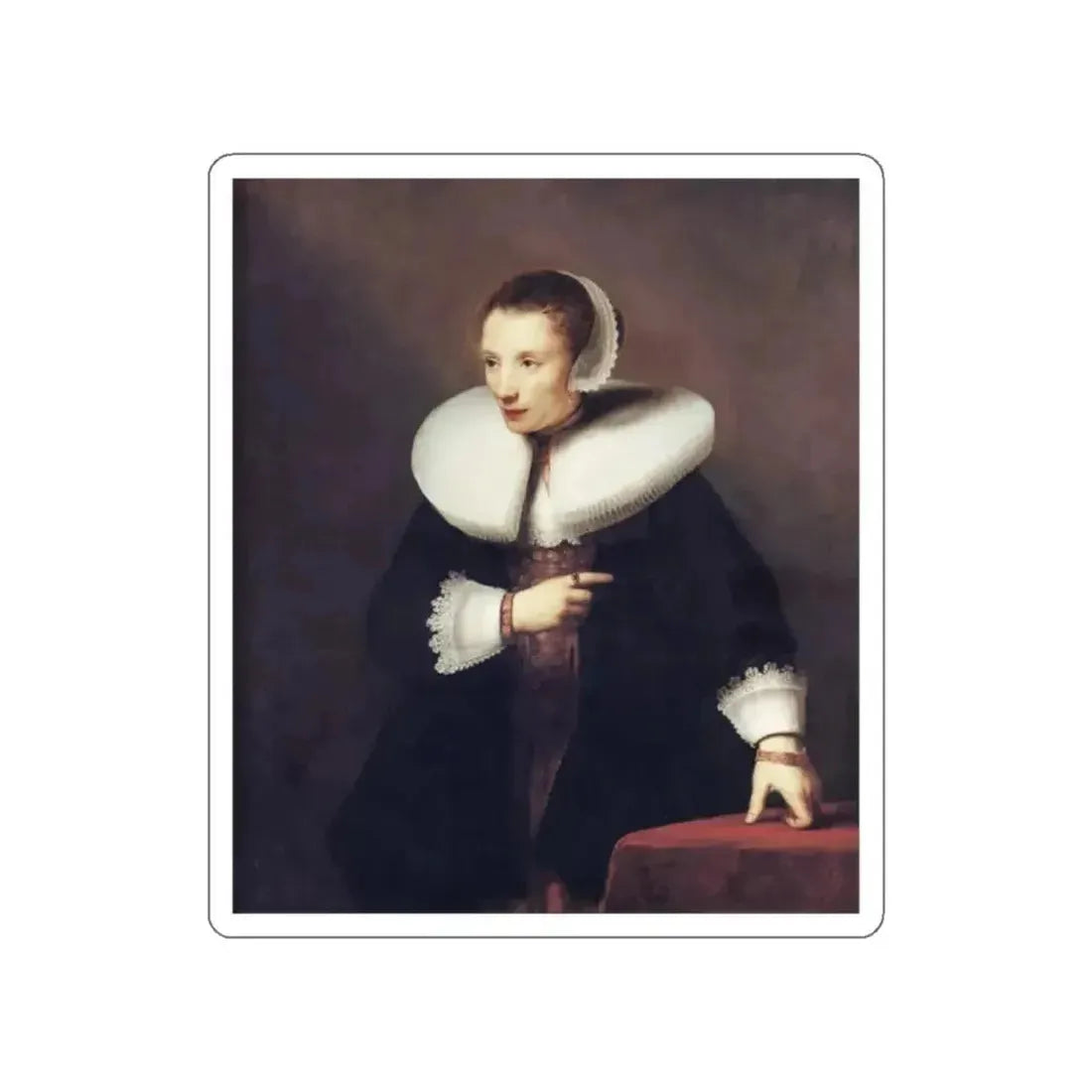 BOL, Ferdinand - Portrait (Artwork) STICKER Vinyl Die-Cut Decal - The Sticker Space