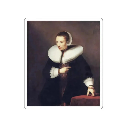 BOL, Ferdinand - Portrait (Artwork) STICKER Vinyl Die-Cut Decal White Die-Cut 2 Inch - The Sticker Space