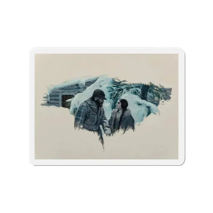 Bold Promises (Magazine Illustration) Refrigerator Magnet - The Sticker Space