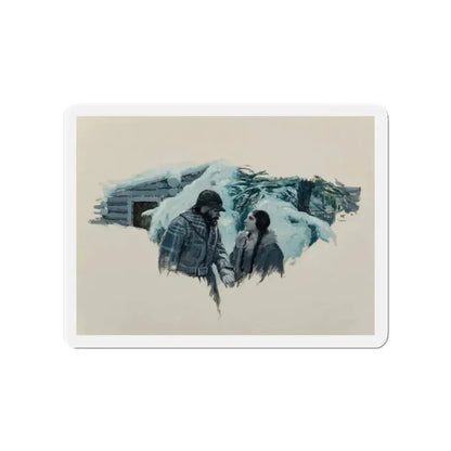 Bold Promises (Magazine Illustration) Refrigerator Magnet - The Sticker Space