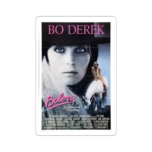 Bolero 1984 Movie Poster - STICKER Vinyl Kiss-Cut Decal 2 Inch White - The Sticker Space