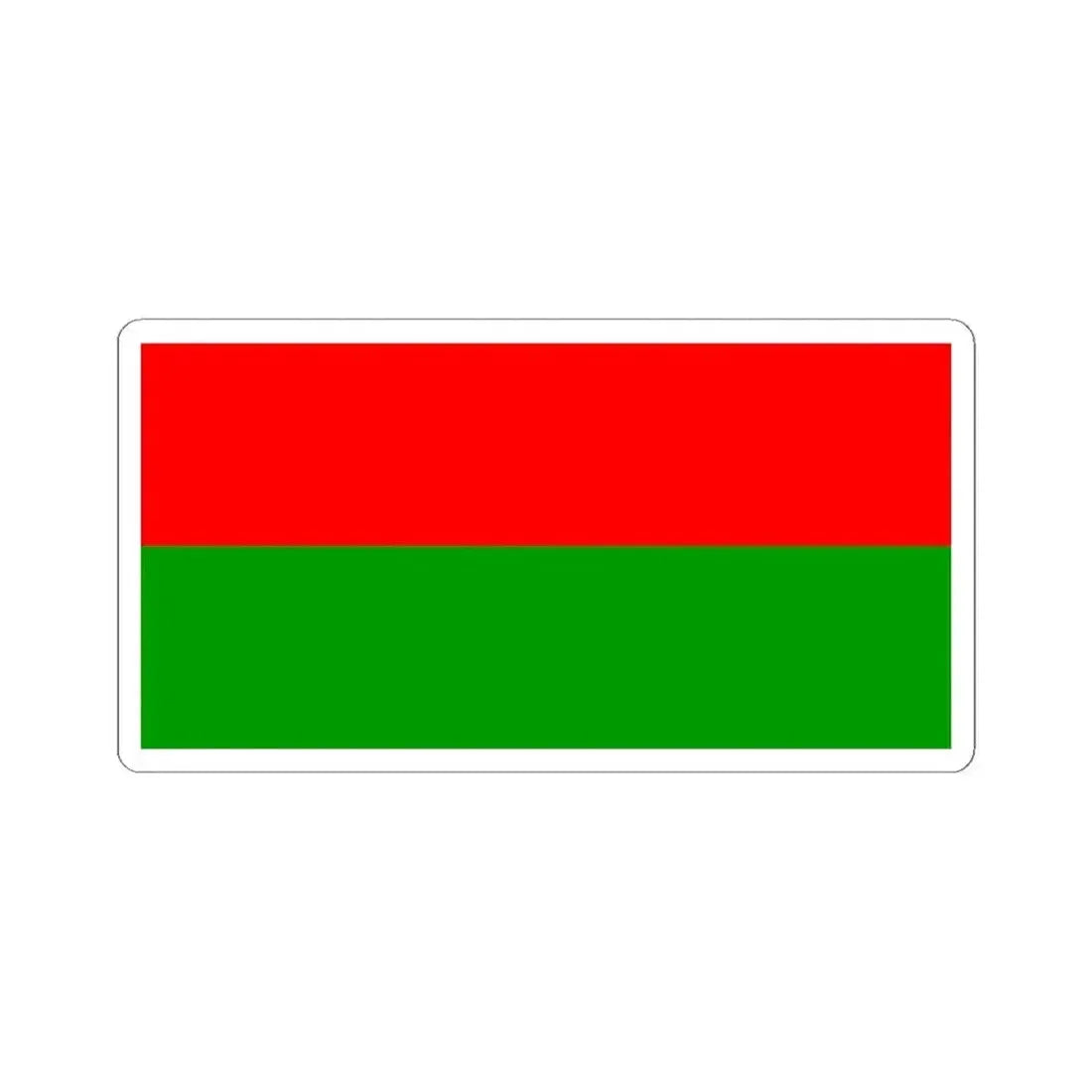 Bolivar Flag (Ecuador) STICKER Vinyl Kiss-Cut Decal 4 Inch White - The Sticker Space