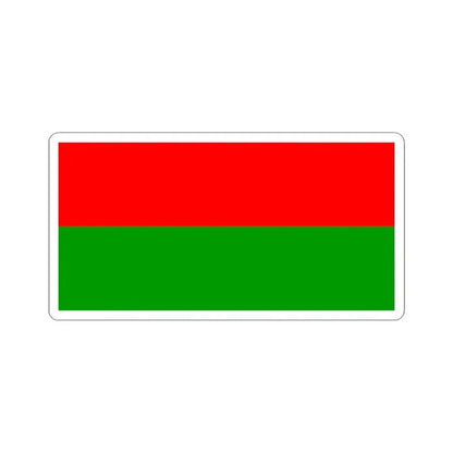 Bolivar Flag (Ecuador) STICKER Vinyl Kiss-Cut Decal 6 Inch White - The Sticker Space