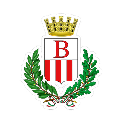 Bollate-Stemma (Italy) (Coat of Arms) STICKER Vinyl Kiss-Cut Decal 3 Inch White - The Sticker Space