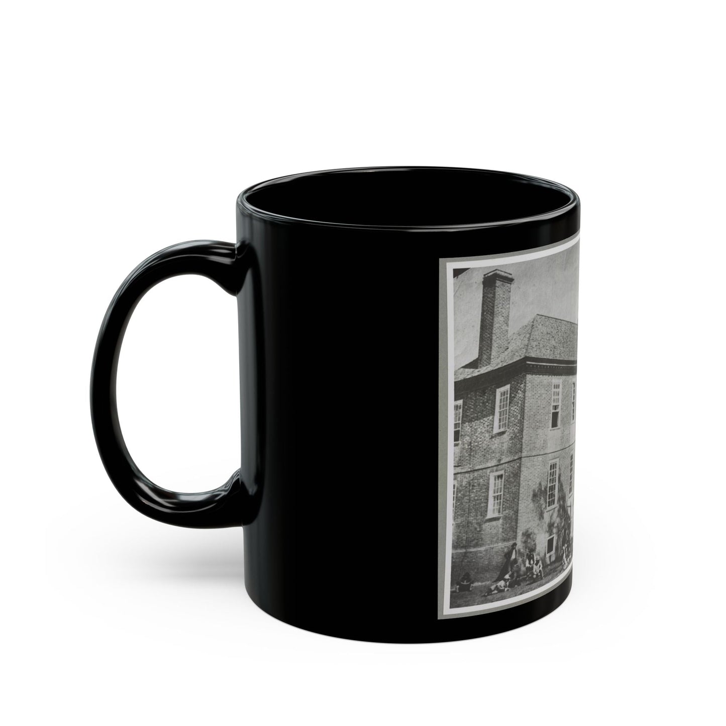 Bolling House Originally Named  Mitchell's  (Later  Bull Hill ), Possibly Located In Hopewell, Va. 001(2) (U.S. Civil War) Black Coffee Mug