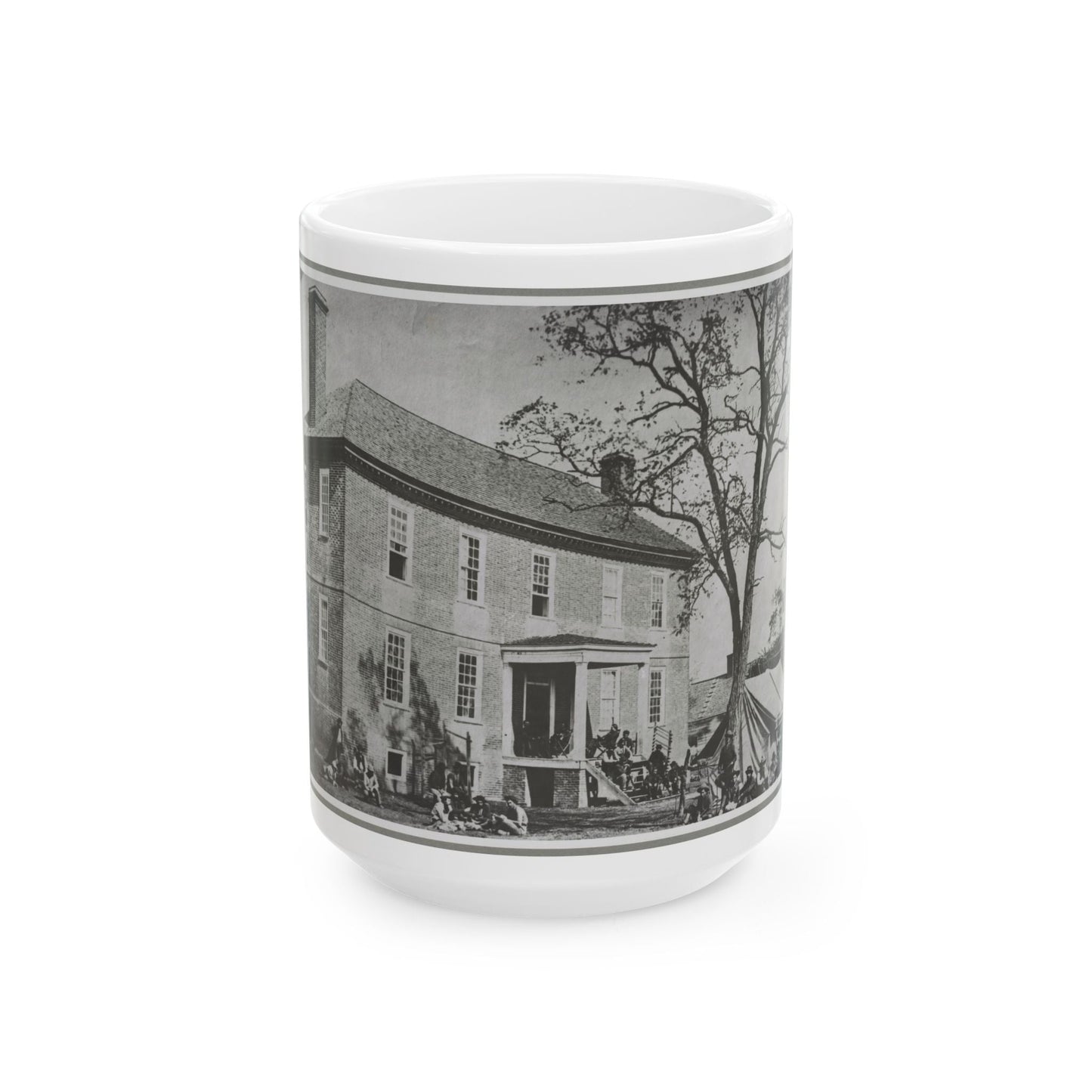 Bolling House Originally Named  Mitchell's  (Later  Bull Hill ), Possibly Located In Hopewell, Va. 001(2) (U.S. Civil War) White Coffee Mug