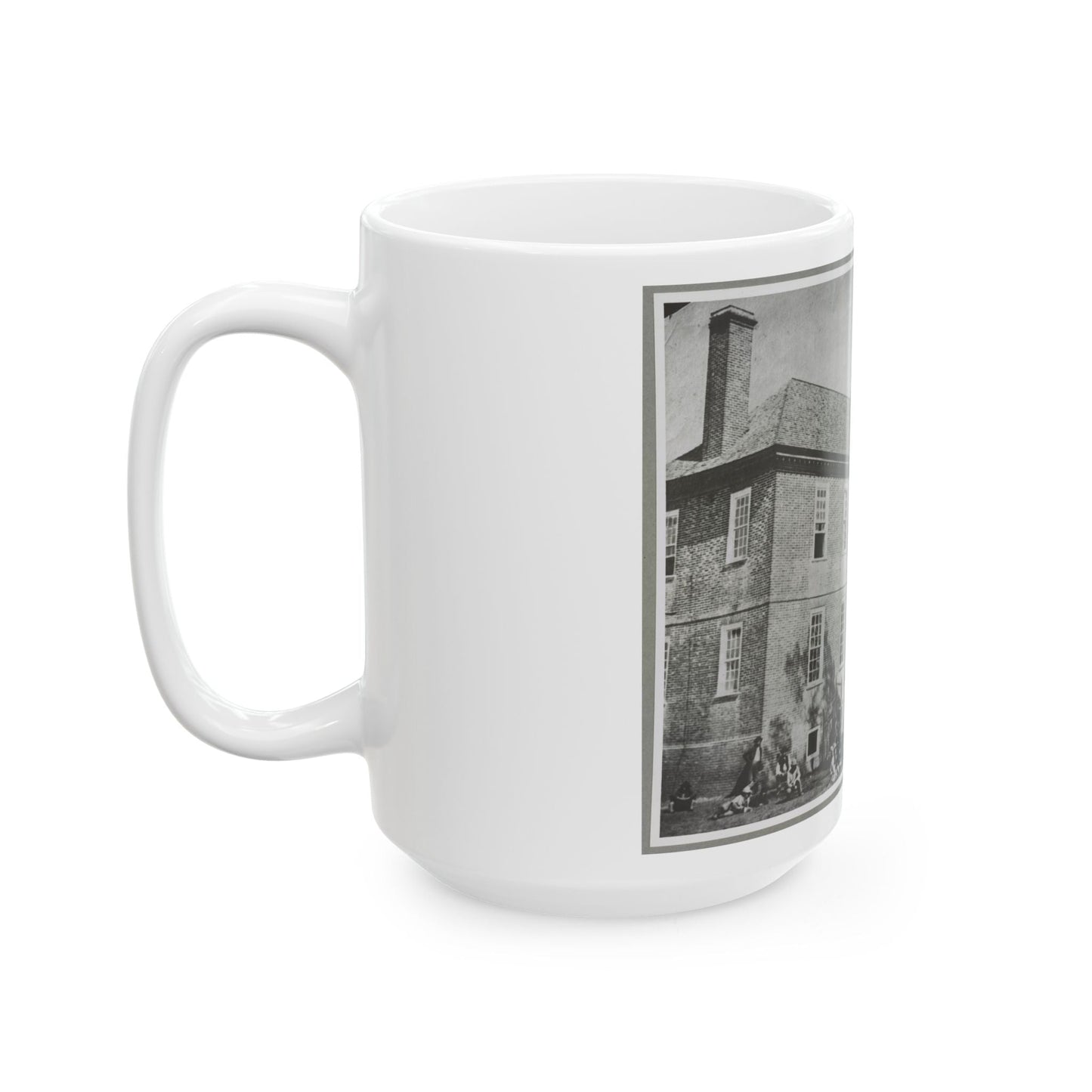 Bolling House Originally Named  Mitchell's  (Later  Bull Hill ), Possibly Located In Hopewell, Va. 001(2) (U.S. Civil War) White Coffee Mug