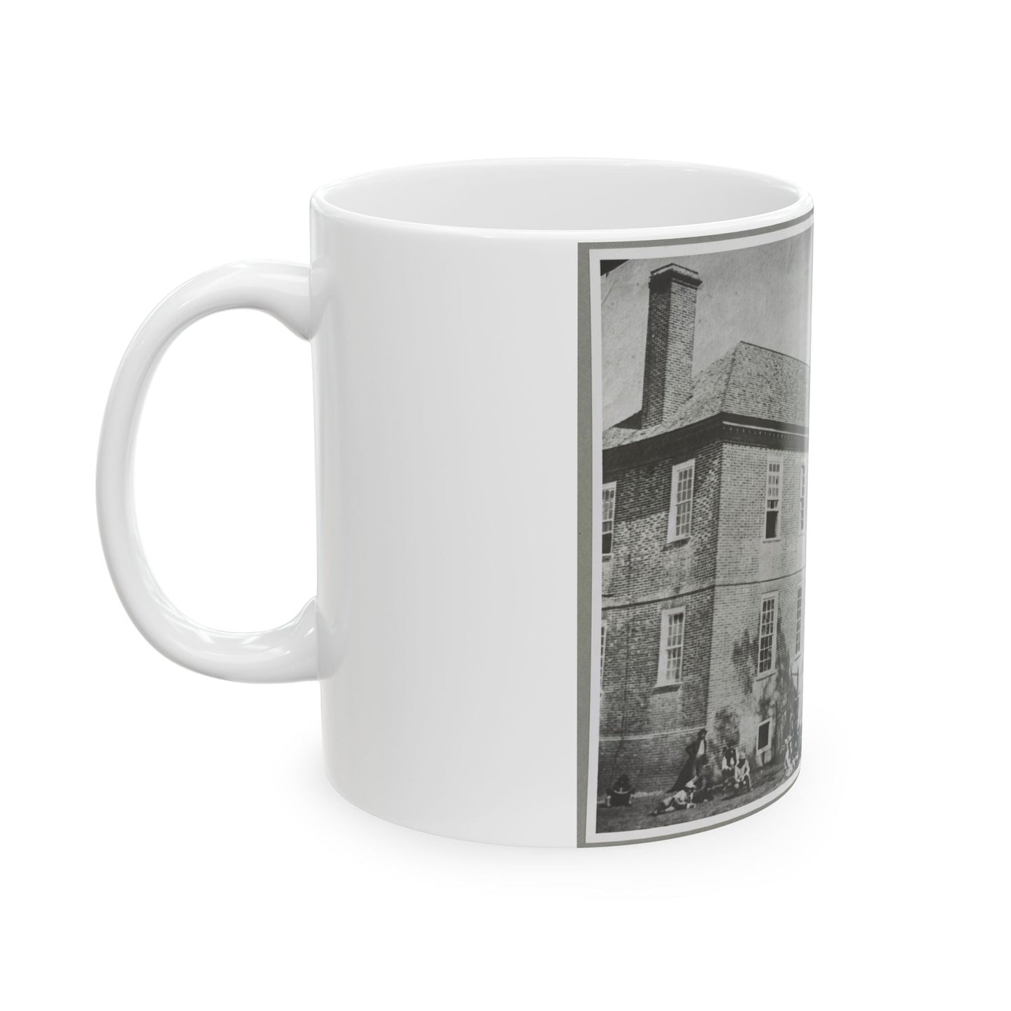 Bolling House Originally Named  Mitchell's  (Later  Bull Hill ), Possibly Located In Hopewell, Va. 001(2) (U.S. Civil War) White Coffee Mug