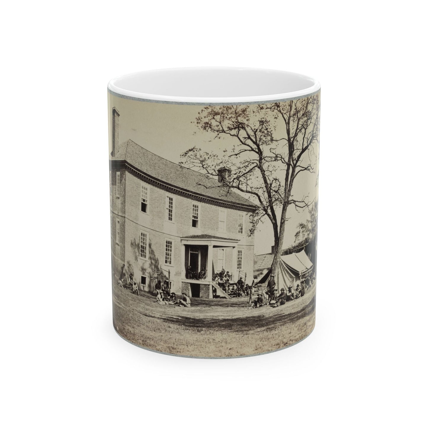 Bolling House Originally Named  Mitchell's  (Later  Bull Hill ), Possibly Located In Hopewell, Va.(2) (U.S. Civil War) White Coffee Mug