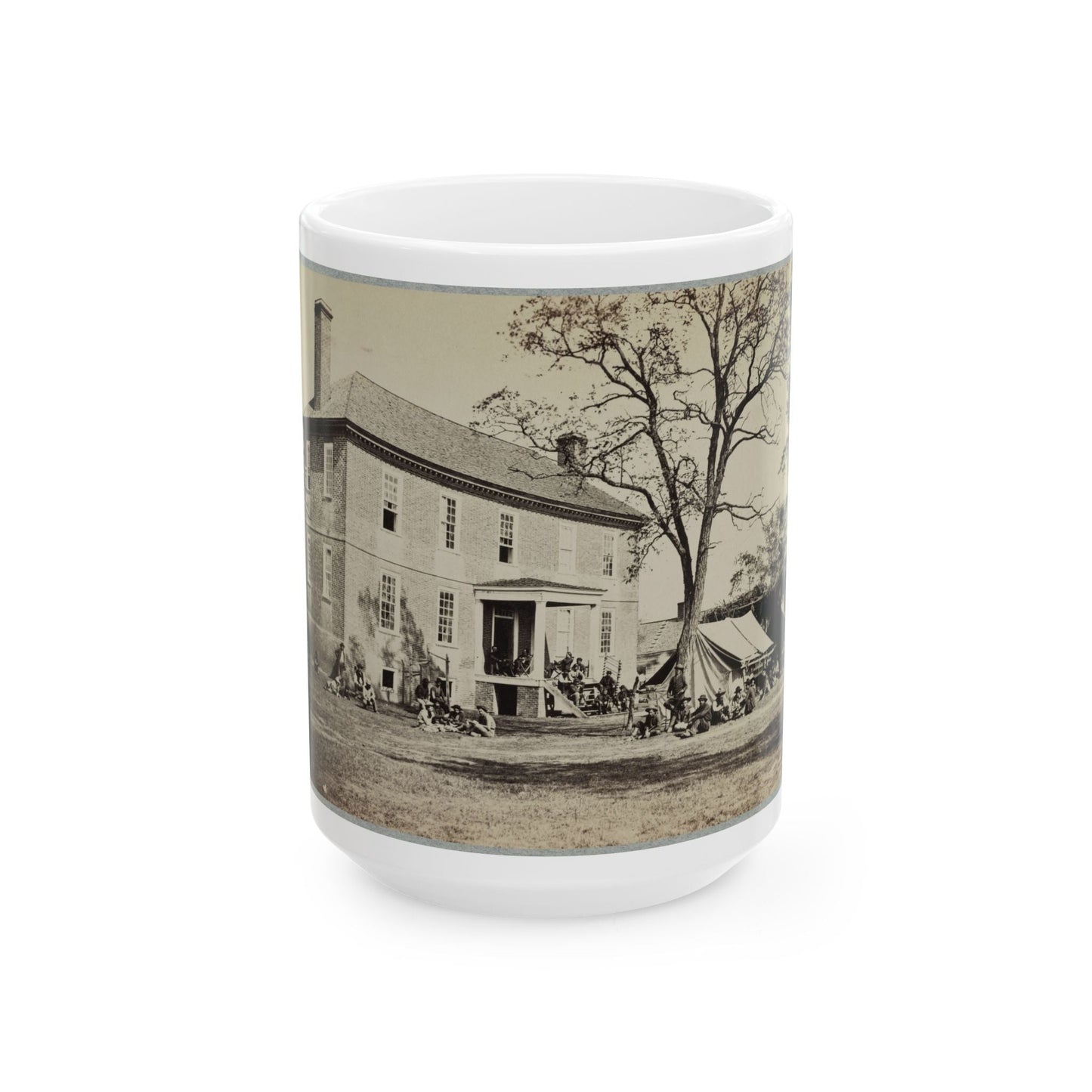 Bolling House Originally Named  Mitchell's  (Later  Bull Hill ), Possibly Located In Hopewell, Va.(2) (U.S. Civil War) White Coffee Mug