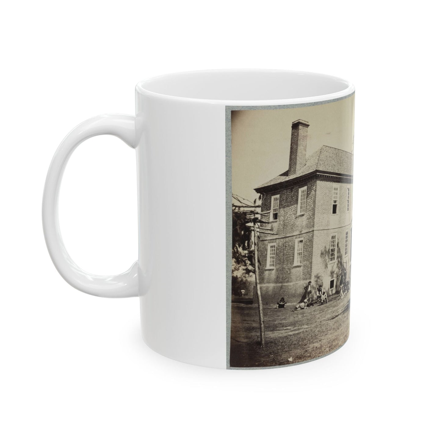 Bolling House Originally Named  Mitchell's  (Later  Bull Hill ), Possibly Located In Hopewell, Va.(2) (U.S. Civil War) White Coffee Mug