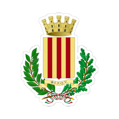 Bolsena-Stemma (Italy) (Coat of Arms) STICKER Vinyl Kiss-Cut Decal 6 Inch White - The Sticker Space