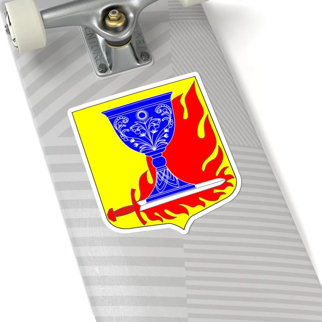 Bolshelutskoye gerb (Russia) (Coat of Arms) STICKER Vinyl Kiss-Cut Decal - The Sticker Space