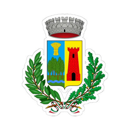 Boltiere-Stemma (Italy) (Coat of Arms) STICKER Vinyl Kiss-Cut Decal 6 Inch White - The Sticker Space