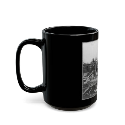 Bomb Proof Quarters In Fort Burnham (U.S. Civil War) Black Coffee Mug