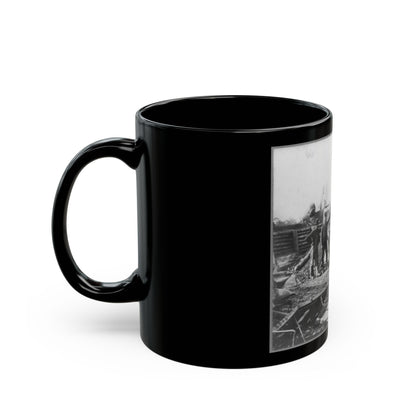 Bomb Proof Quarters In Fort Burnham (U.S. Civil War) Black Coffee Mug