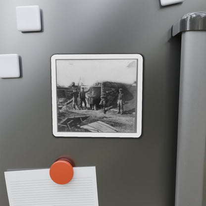 Bomb Proof Quarters In Fort Burnham (U.S. Civil War) Refrigerator Magnet-The Sticker Space