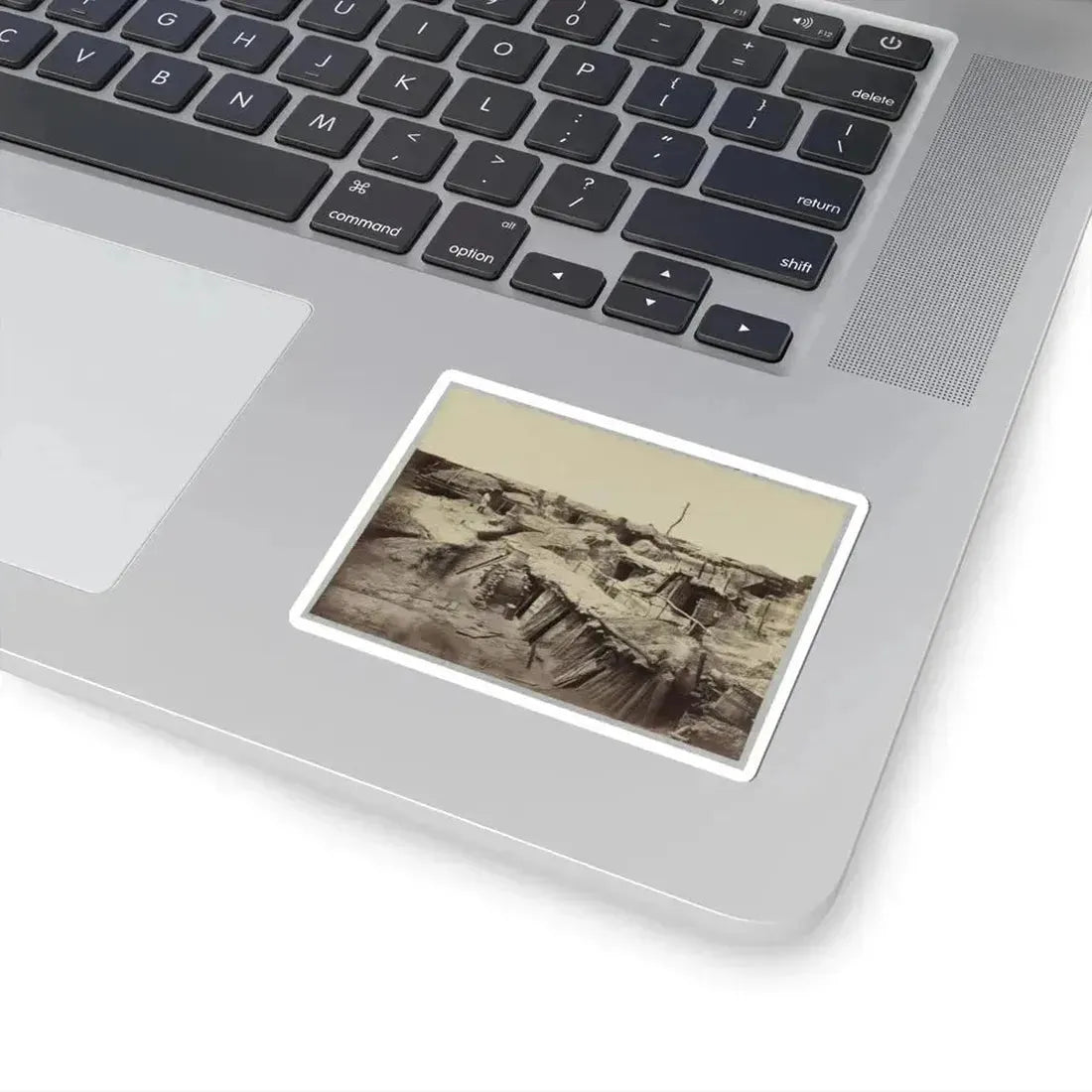 Bomb-Proof Quarters in Fort Sedgwick in Front of Petersburg, Va. (U.S. Civil War) STICKER Vinyl Kiss-Cut Decal - The Sticker Space