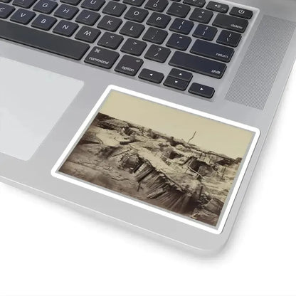 Bomb-Proof Quarters in Fort Sedgwick in Front of Petersburg, Va. (U.S. Civil War) STICKER Vinyl Kiss-Cut Decal - The Sticker Space